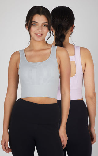 2 PK Waffle Bra - Our Earthy Story - 90 Degree by Reflex