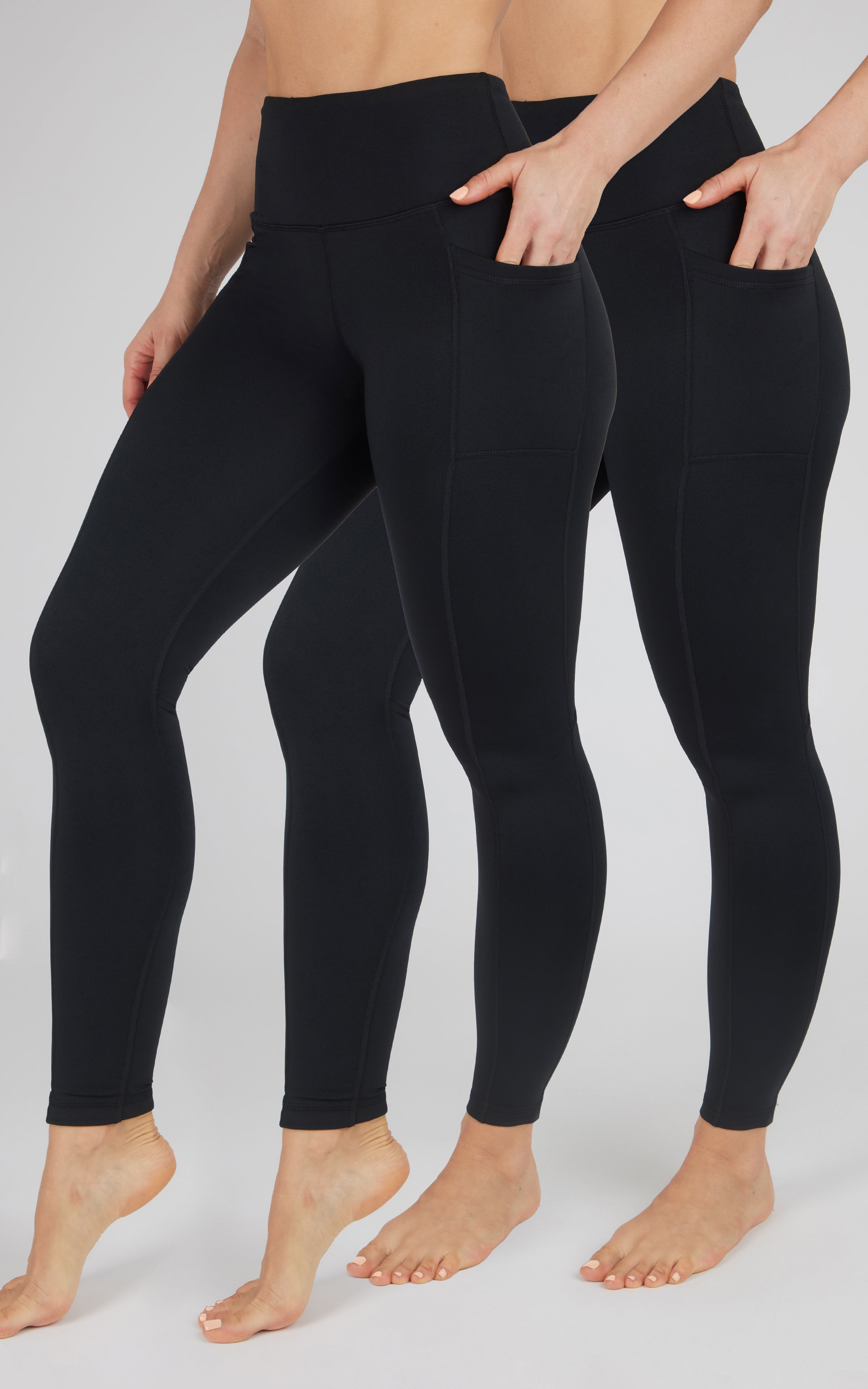 2 PK Fleece Lined Legging – 90 Degree by Reflex