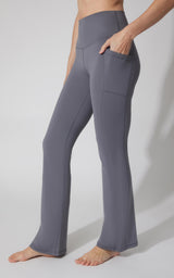 Polarlux Tribeca Elastic Free Full Length Side Pocket Flare Leg Pant