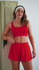Seamless Rib Celise Bra & Short Set