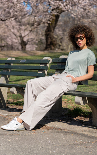 Lightstreme Wide Leg Cargo Pocket Pant - 90 Degree by Reflex