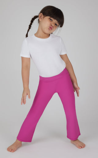 Toddler Girls 2 PK Ribbed Flared Pant - 90 Degree by Reflex