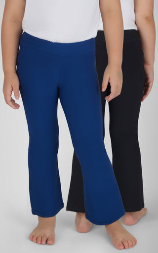 Toddler Girls 2 PK Ribbed Flared Pant - 90 Degree by Reflex