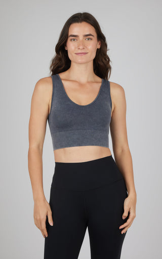 2 PK Stone Wash Bra Tank - 90 Degree by Reflex