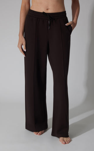 Softlite Fleece Timeless Pintuck Wide Leg Pant - 90 Degree by Reflex