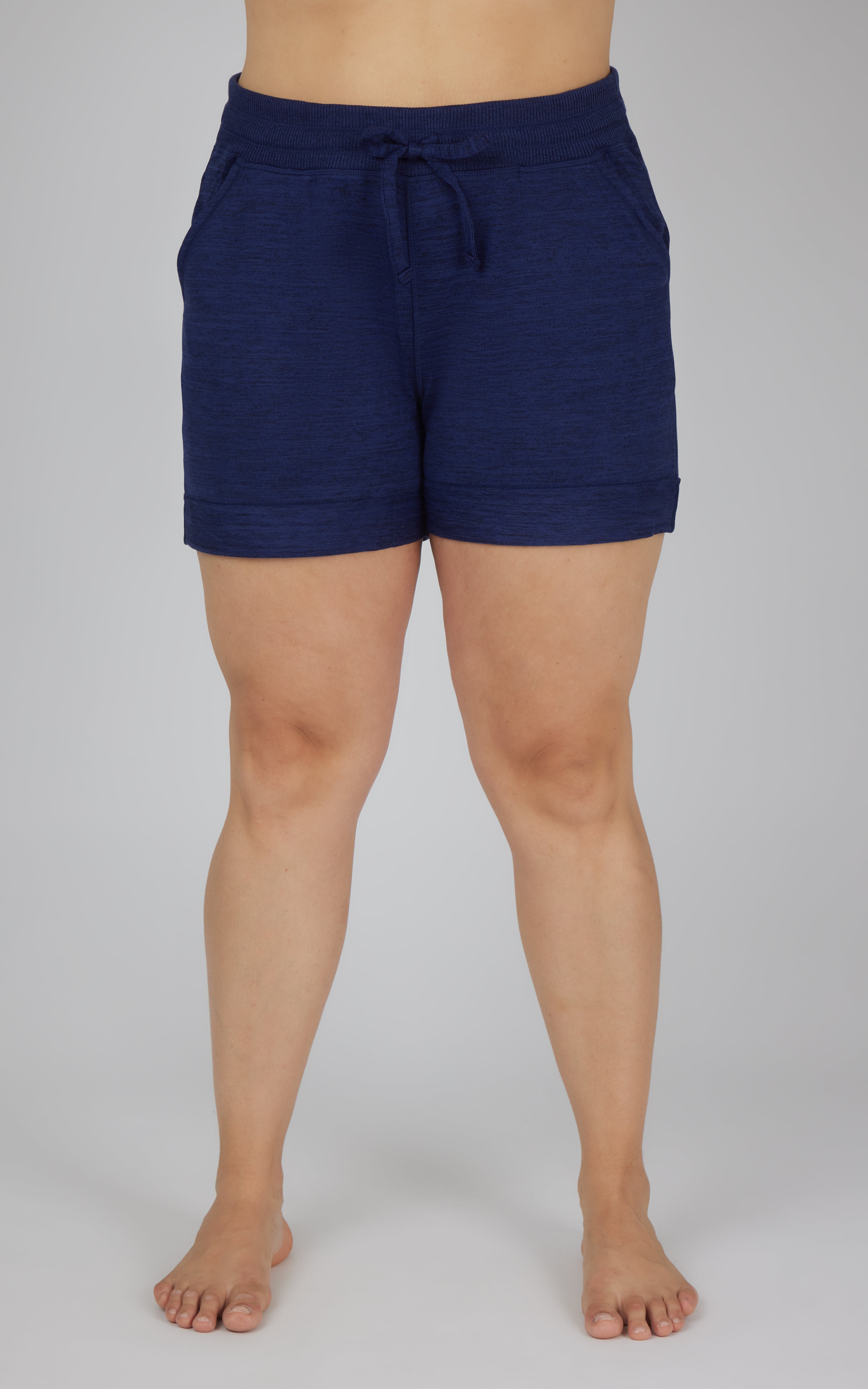 Plus Size Soft and Comfy Activewear Lounge Shorts
