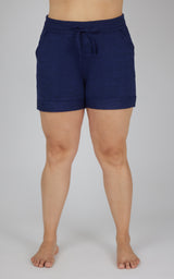 Plus Size Soft and Comfy Activewear Lounge Shorts - 90 Degree by Reflex
