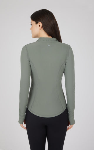 Interlink Ribbed Princess Seam Performance Jacket - 90 Degree by Reflex