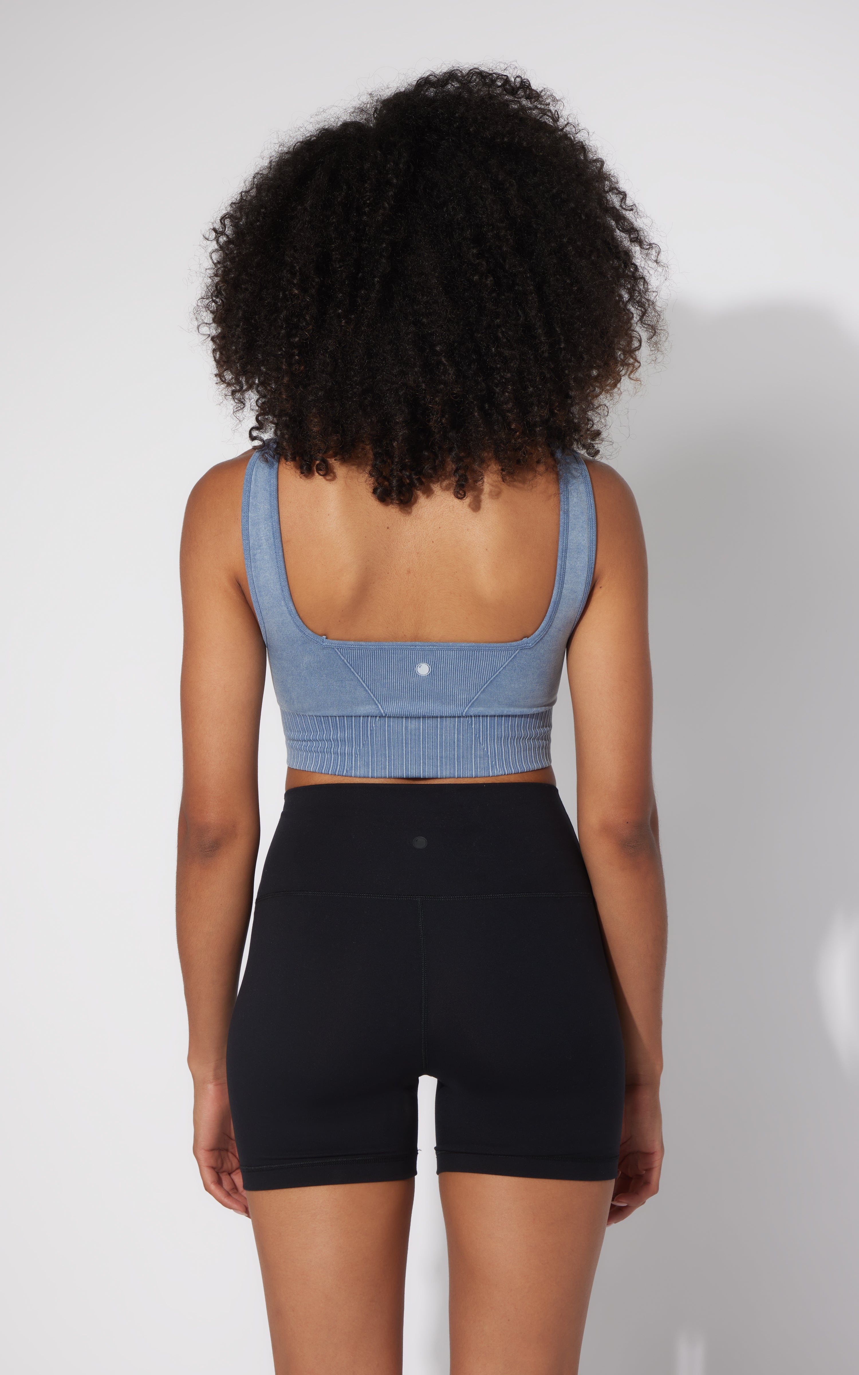 2 PK Stonewash Seamless Bra Tank - 90 Degree by Reflex