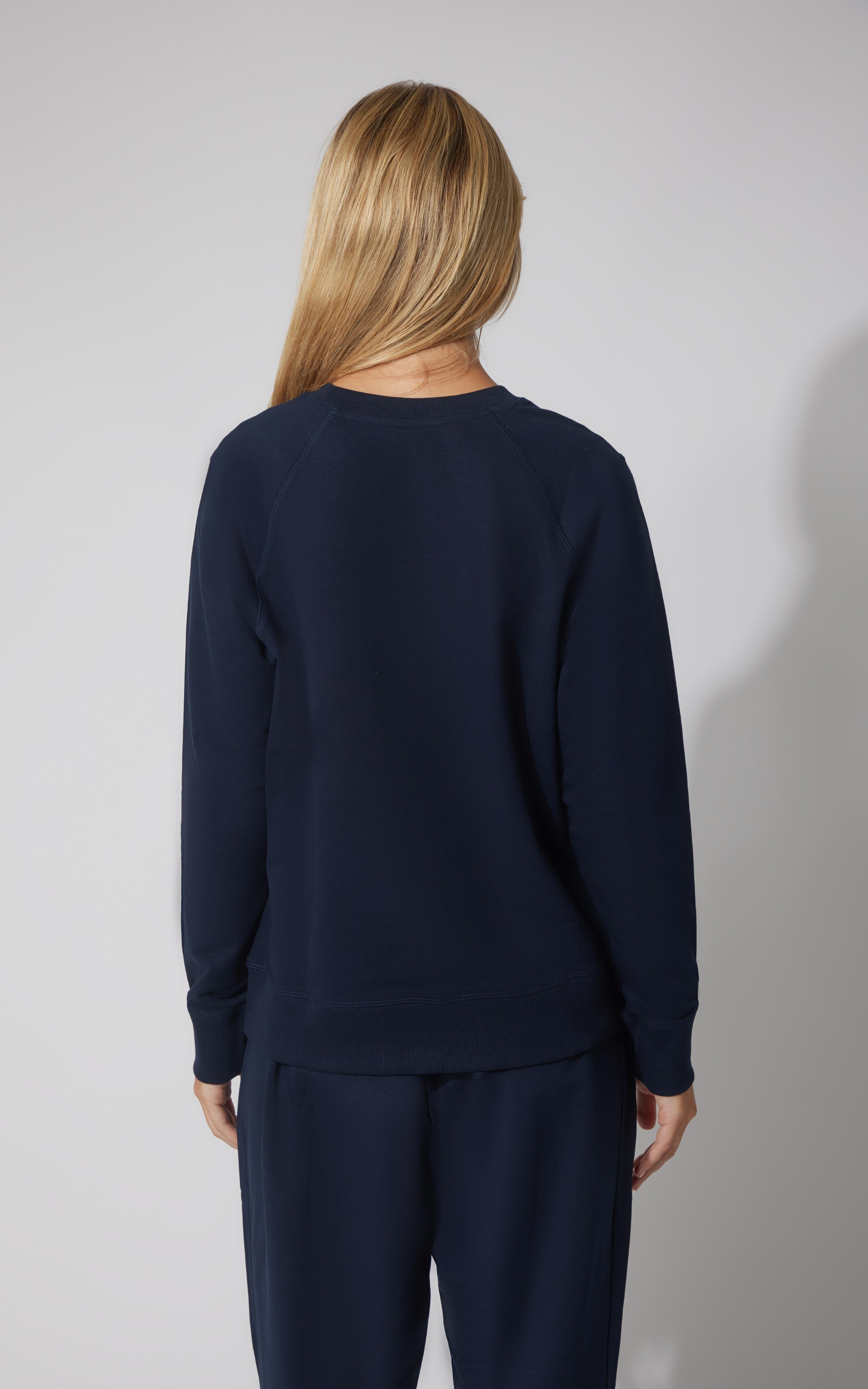 Terry Everyday Raglan Pullover Sweatshirt - 90 Degree by Reflex
