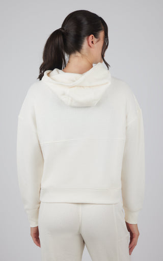 Brushed Inside Waffle Offline Pullover Hoodie - 90 Degree by Reflex