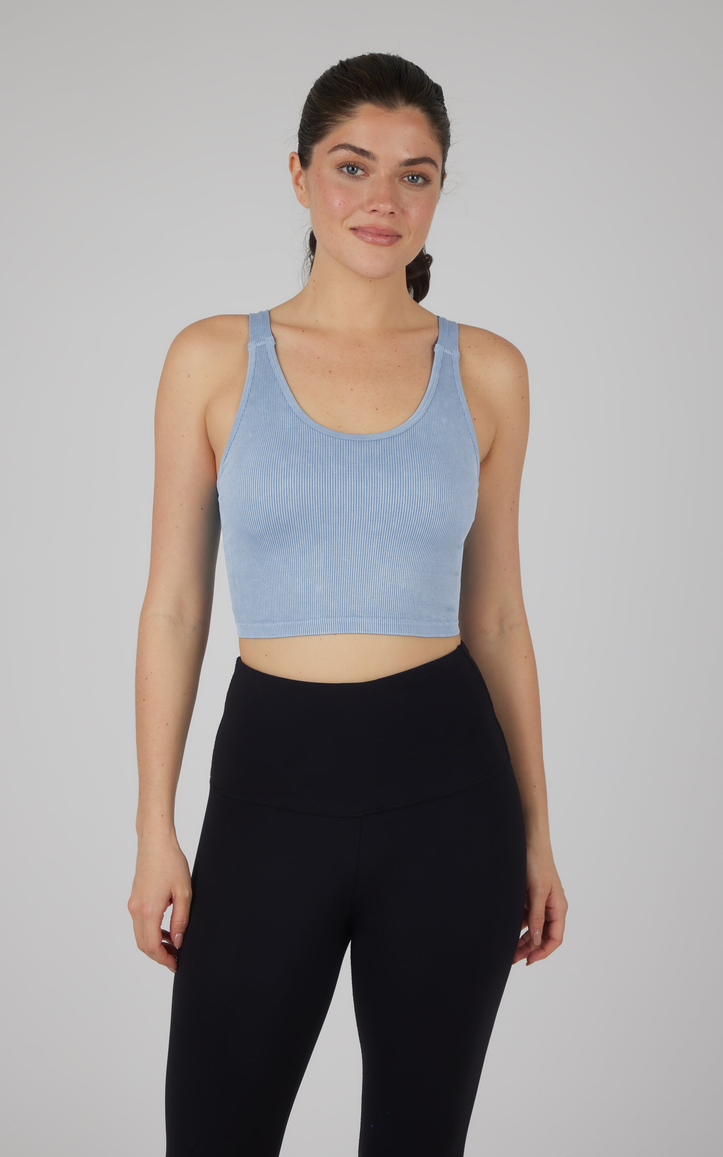 Stonewash 2 PK Scoop Neck Bralette Tank - 90 Degree by Reflex