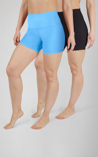 2 PK 5" Ribbed Elastic Free  Short