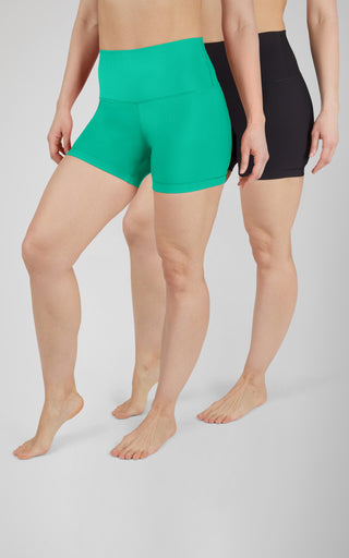 2 PK 5" Ribbed Elastic Free  Short