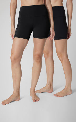 2 PK Lux Classic and Pocketed 5" Shorts