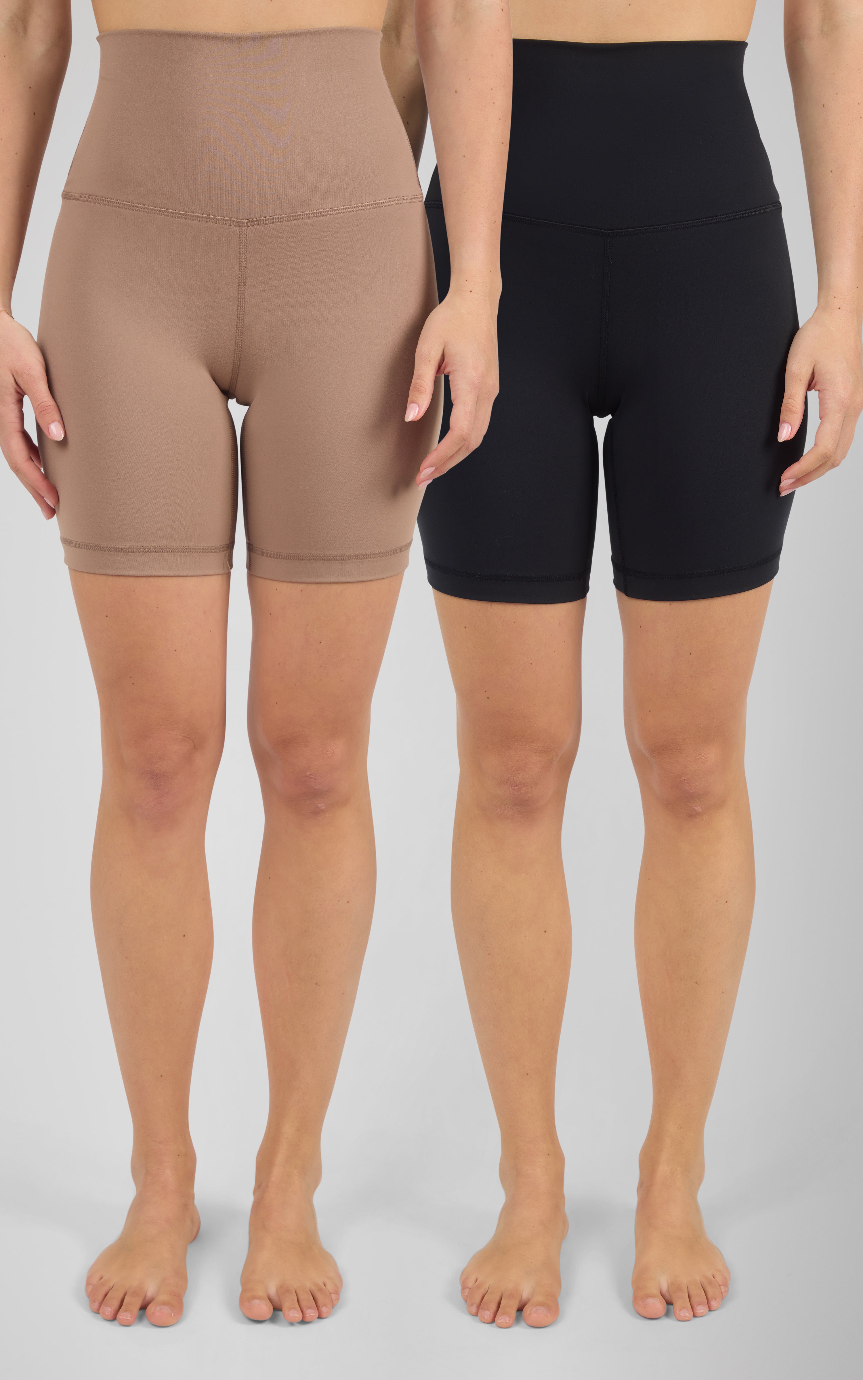 2 PK Lux 7" Super High Waist Bike Short - 90 Degree by Reflex