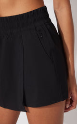 Trekki Trail Path Commuter Outdoor Utility Skort with Elastic Waistband