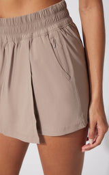 Trekki Trail Path Commuter Outdoor Utility Skort with Elastic Waistband - 90 Degree by Reflex