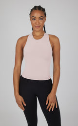 2 PK Seamless Racerback Tank Top with Built in Bra - 90 Degree by Reflex
