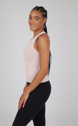 2 PK Seamless Racerback Tank Top with Built in Bra