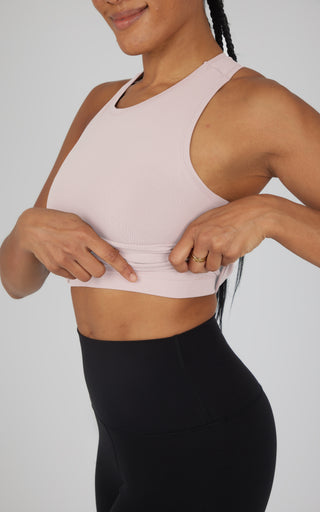 2 PK Seamless Racerback Tank Top with Built in Bra