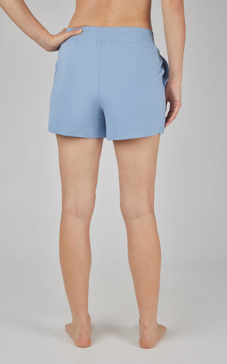 Lux Crossover Waistband 4" Side Pocket Short - 90 Degree by Reflex