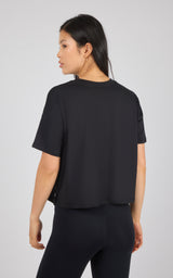 2 Pack Super Soft Deluxe Boxy Cropped Tee - 90 Degree by Reflex