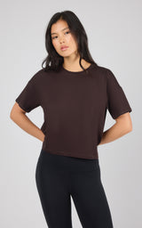 2 Pack Super Soft Deluxe Boxy Cropped Tee - 90 Degree by Reflex