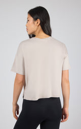 2 Pack Super Soft Deluxe Boxy Cropped Tee - 90 Degree by Reflex