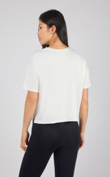 2 Pack Super Soft Deluxe Boxy Cropped Tee - 90 Degree by Reflex