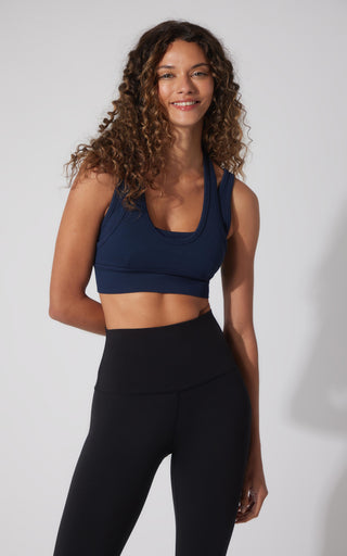 Seamless Ribbed Double Layer Bra - Our Petal Tone Story - 90 Degree by Reflex