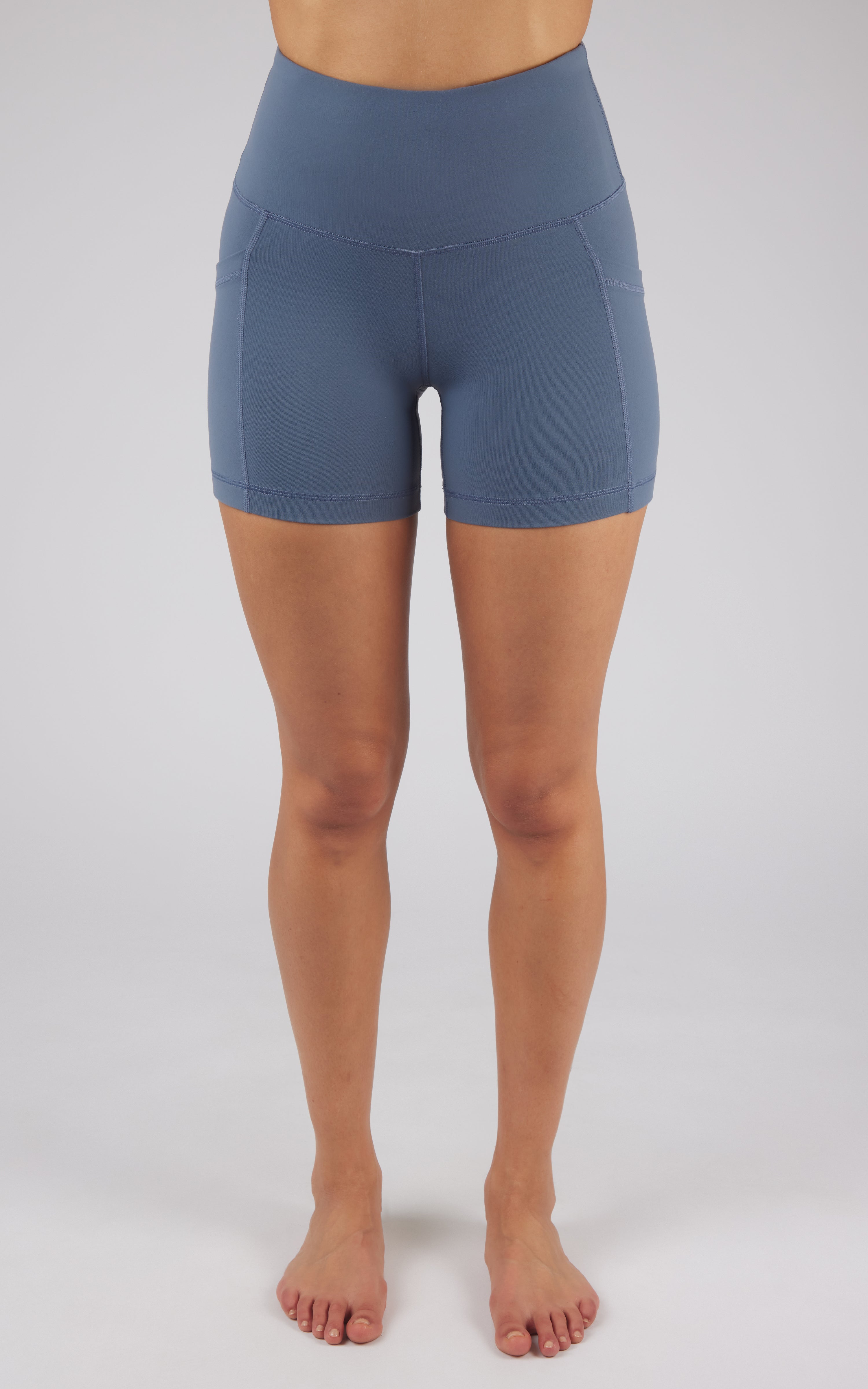 Lux Tribeca 5" High Waist Side Pocket Bike Short - 90 Degree by Reflex