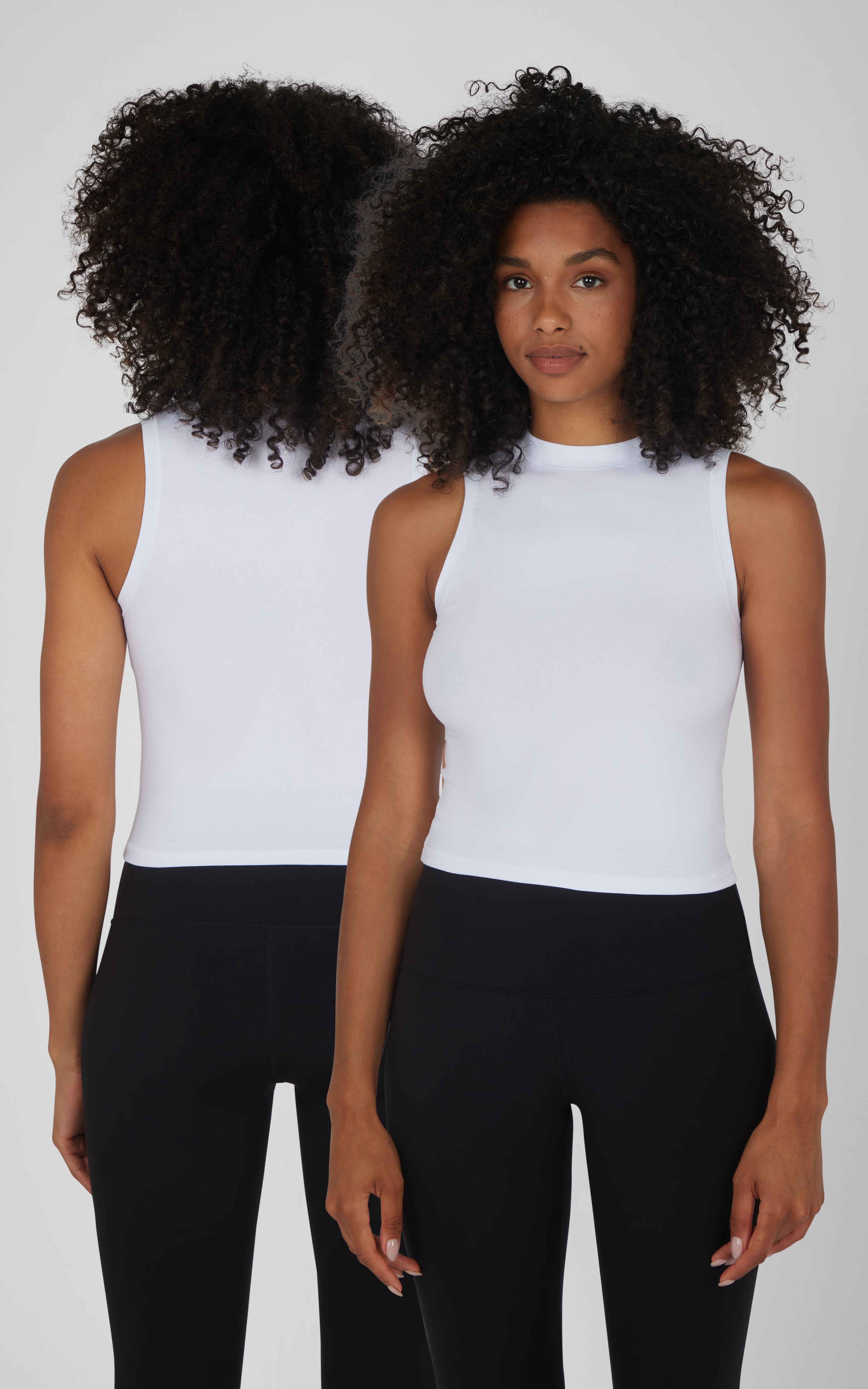 2 Pack Airlite Mock Neck Tank - Our Linen Story