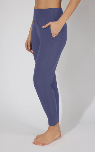 Interlock Zipper Pockets Greenwich Jogger - Our Linen Story - 90 Degree by Reflex