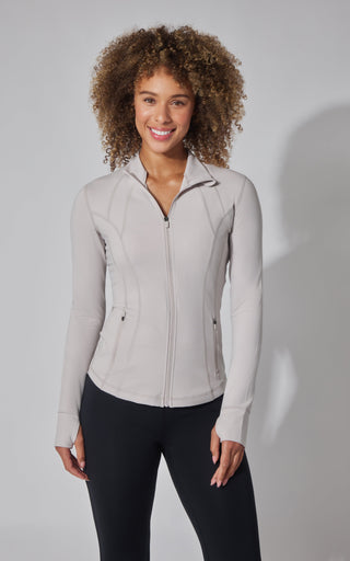 Nude Tech Jetsetter Full Zip Performance Jacket - 90 Degree by Reflex