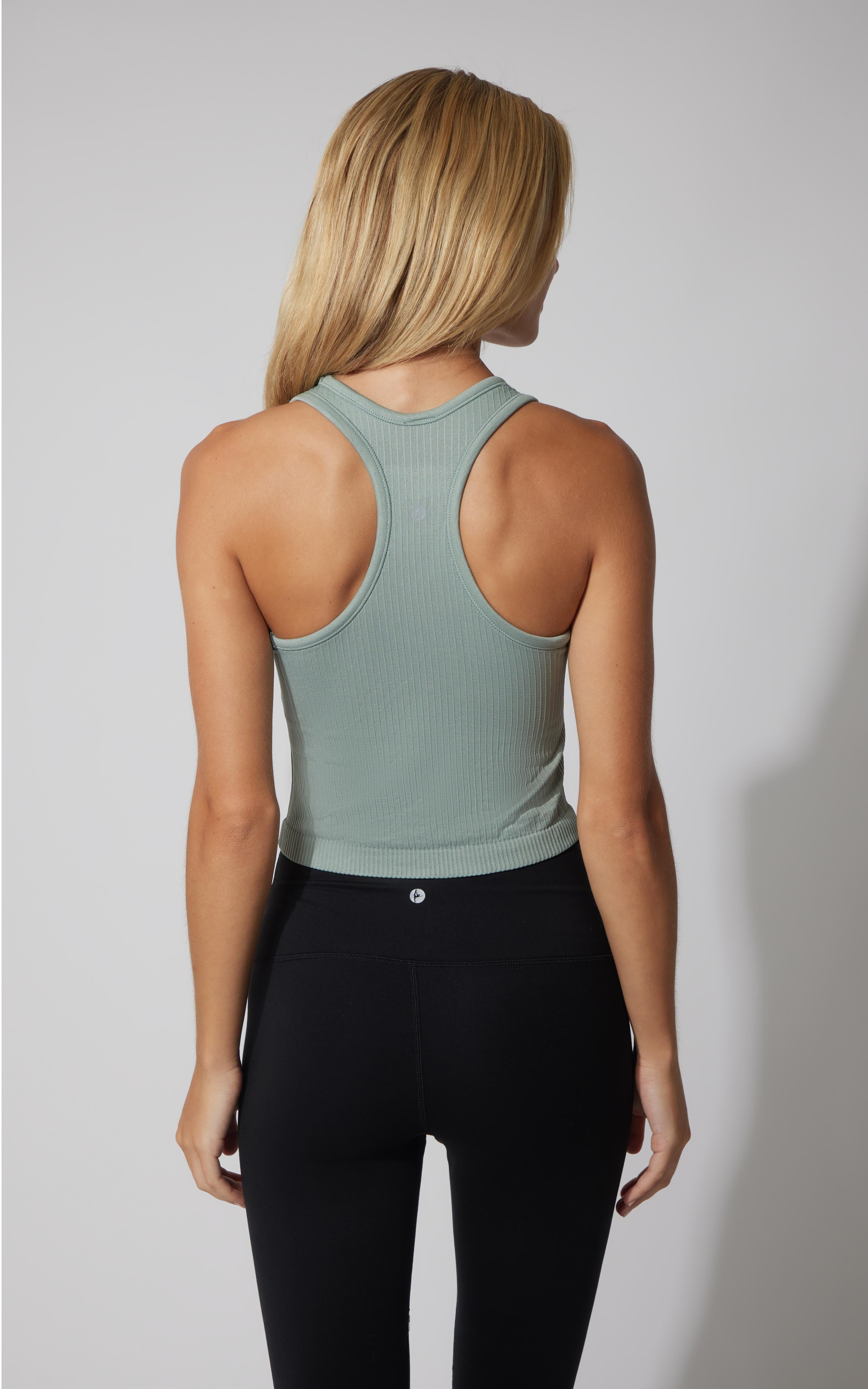 2 PK Racerback Tank with Built in  Bra - Our Petal Tone Story - 90 Degree by Reflex