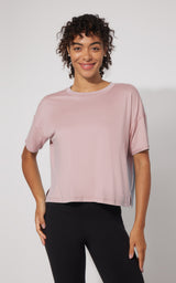 2 Pack Super Soft Deluxe Boxy Cropped Tee - 90 Degree by Reflex