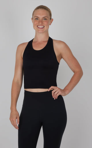 2 PK Racerback Tank with Built in  Bra - Our Petal Tone Story - 90 Degree by Reflex
