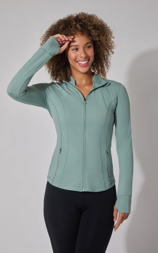 Nude Tech Jetsetter Full Zip Performance Jacket - 90 Degree by Reflex