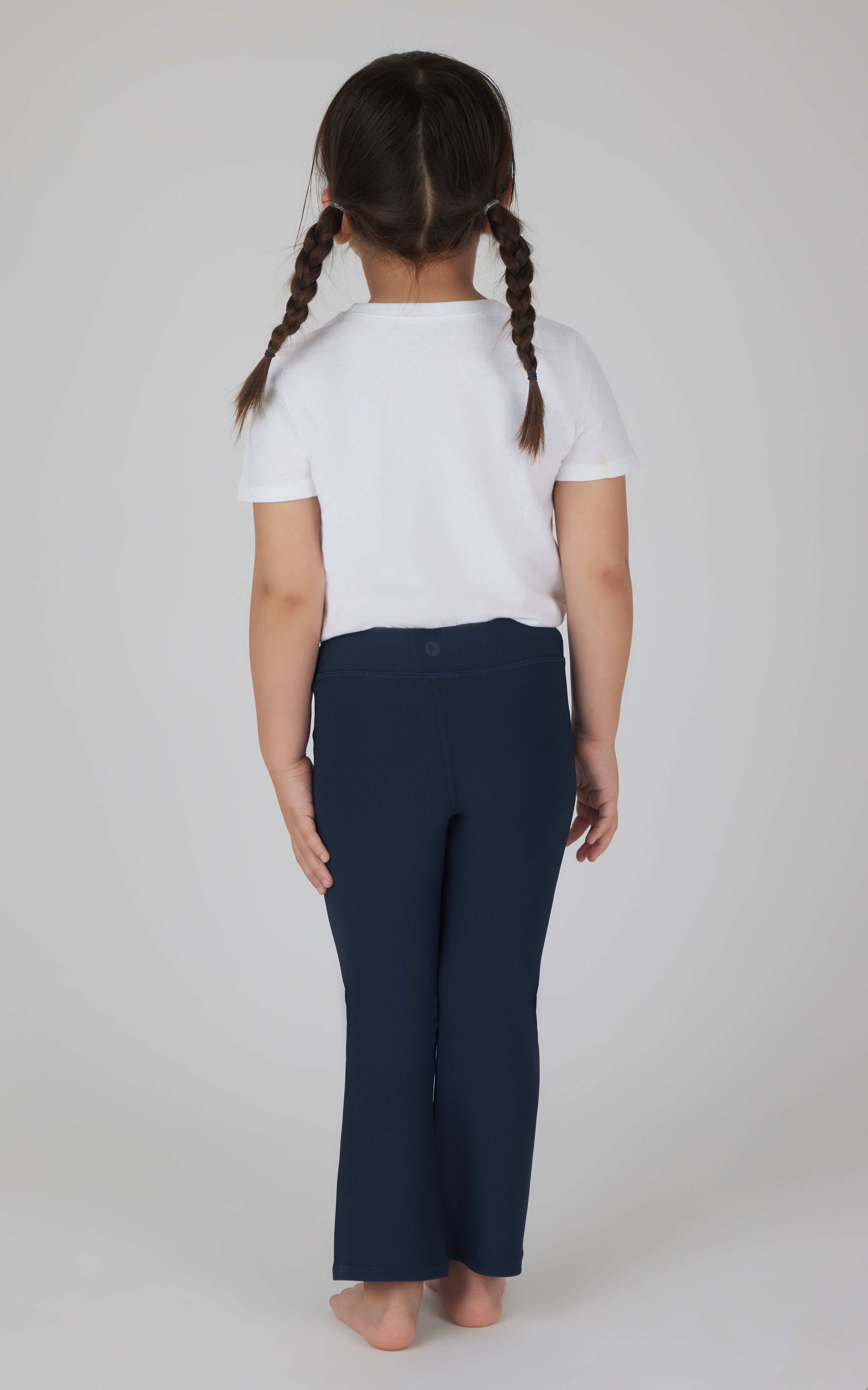 Toddler Girls 2 PK Ribbed Flared Pant - 90 Degree by Reflex