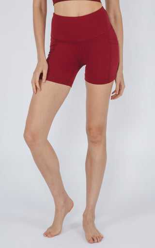 Lux Tribeca 5" High Waist Side Pocket Bike Short - 90 Degree by Reflex
