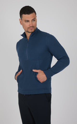Mens Softlite Everyday Half Zip Top - Our Ocean Core Story - 90 Degree by Reflex