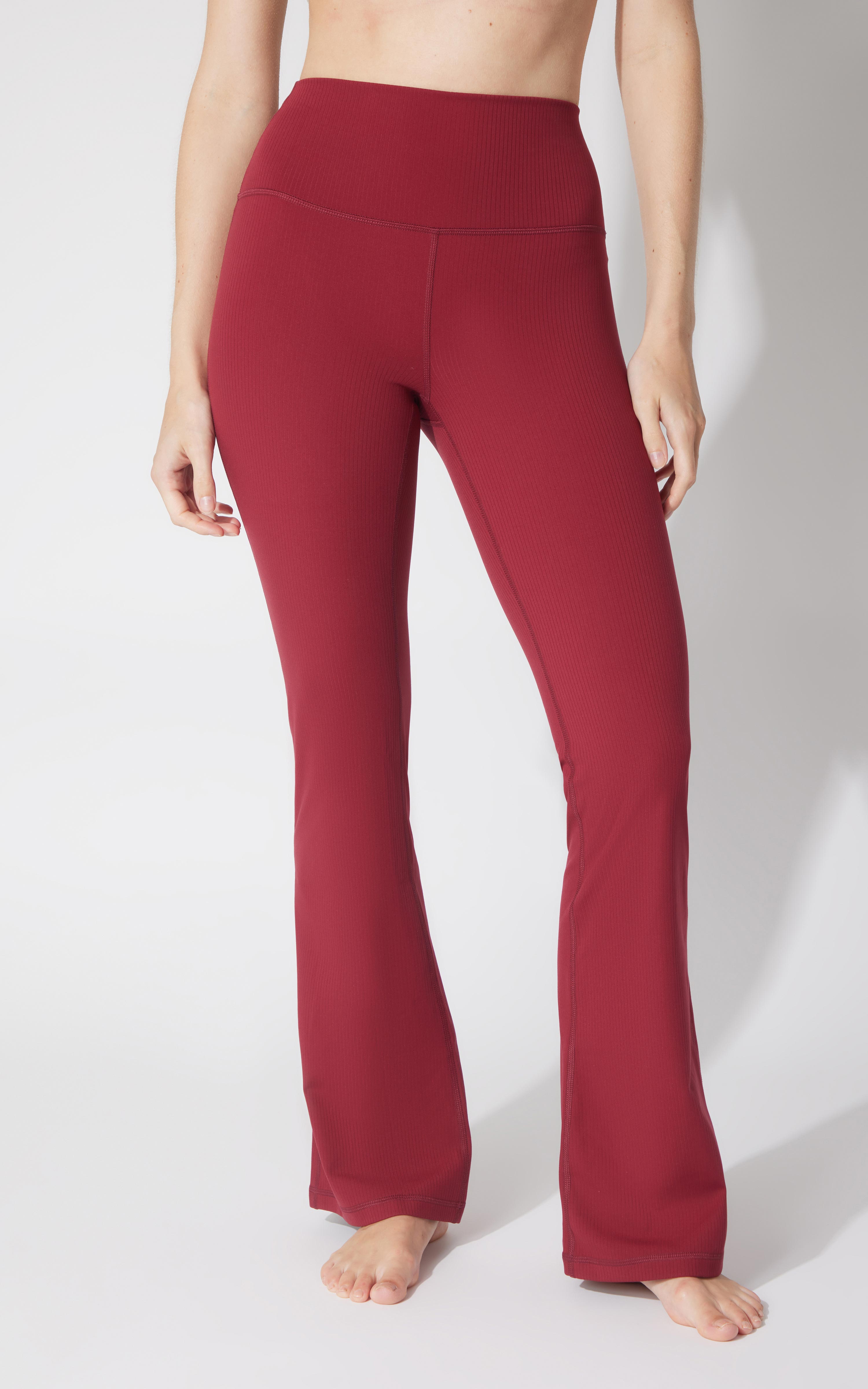 Felix Lux Ribbed Everyday Elastic Free Flare Leg Pant - 90 Degree by Reflex