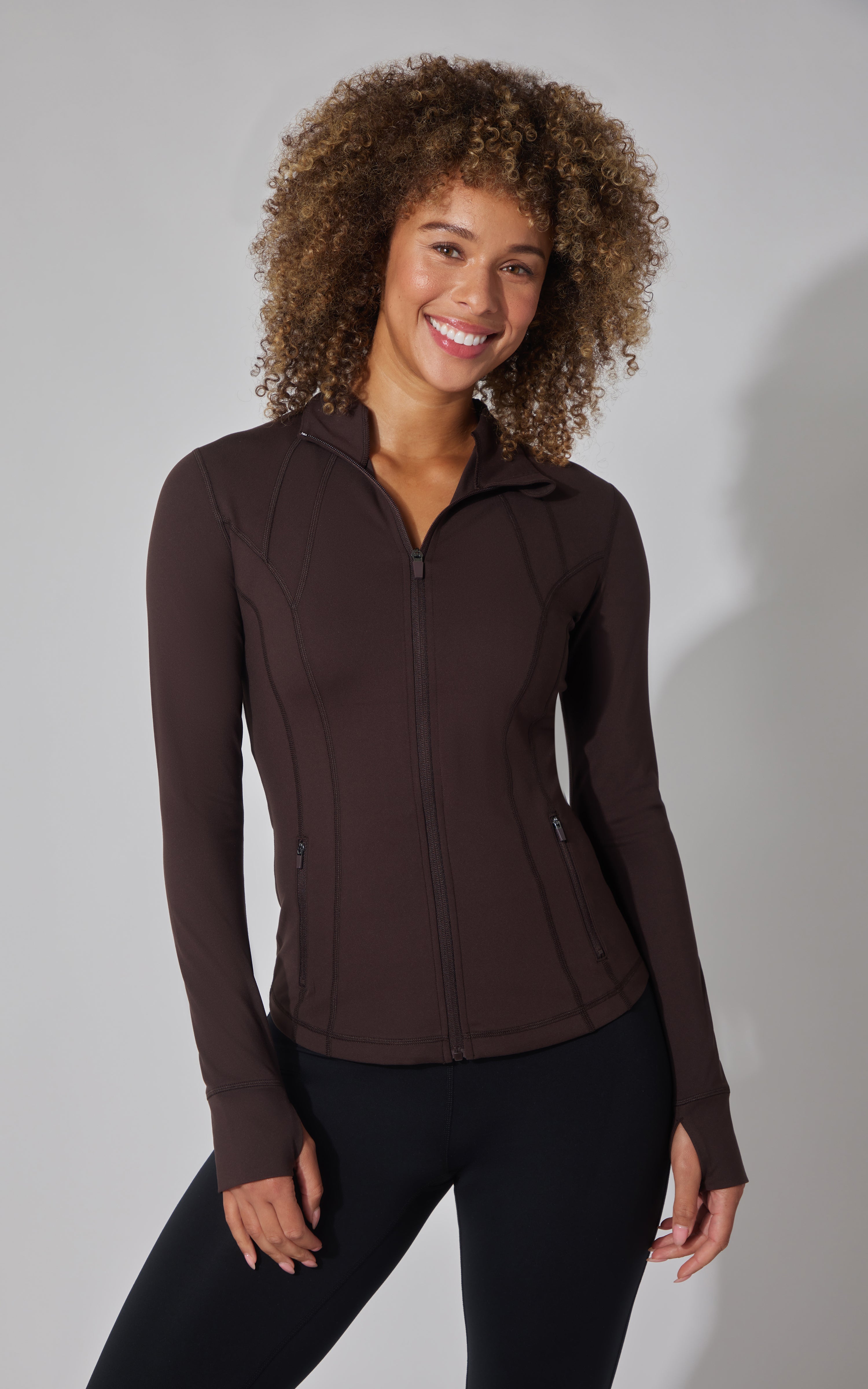 Nude Tech Jetsetter Full Zip Performance Jacket - 90 Degree by Reflex