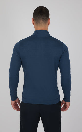 Mens Softlite Everyday Half Zip Top - Our Ocean Core Story - 90 Degree by Reflex