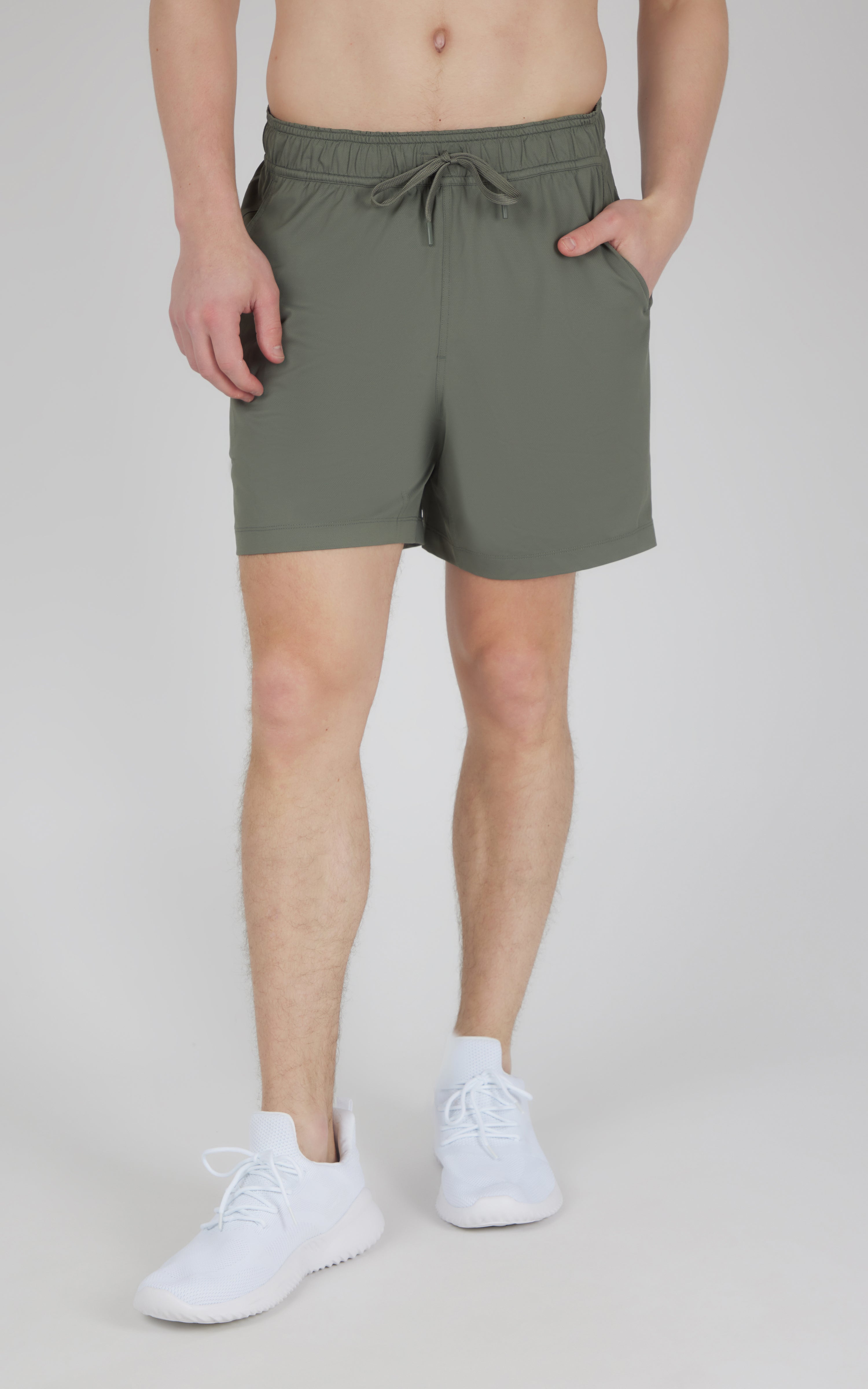 Mens Knit Stretch Pique Power 7" Shorts - 90 Degree by Reflex