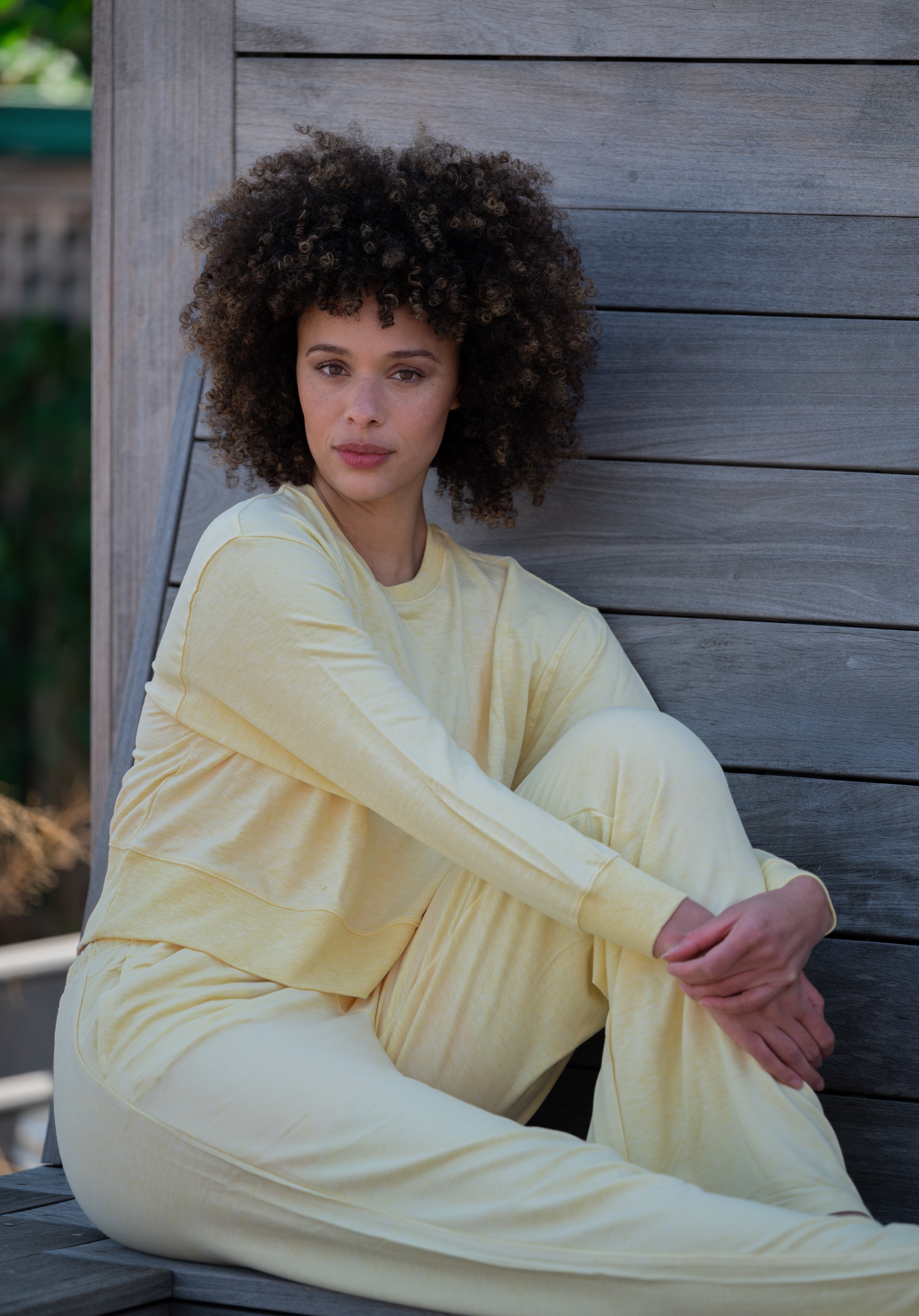 Modal Terry Crew Long Sleeve - 90 Degree by Reflex