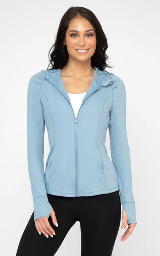 Slim Full Zip Hooded Jacket