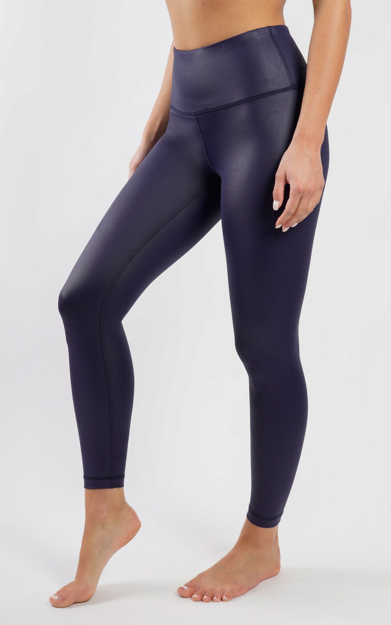 Hue Faux Leather Athletic Leggings for Women