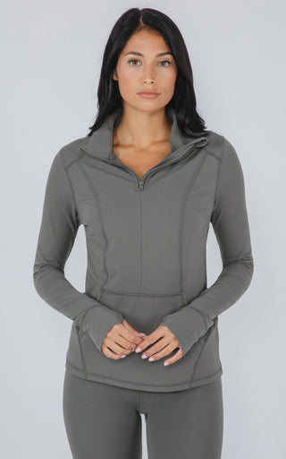 Nude Tech Polygiene Hills Half Zip Jacket with Princess Seams